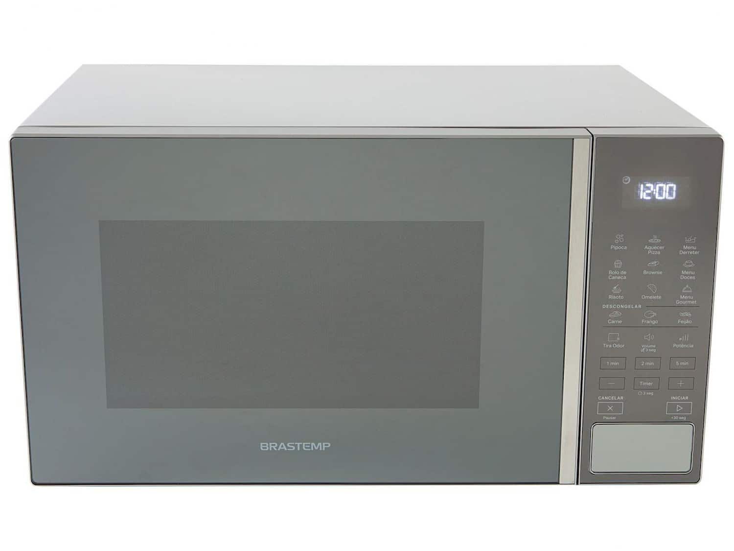 Micro-ondas Brastemp 32L Espelhado| Cinza - 110V
