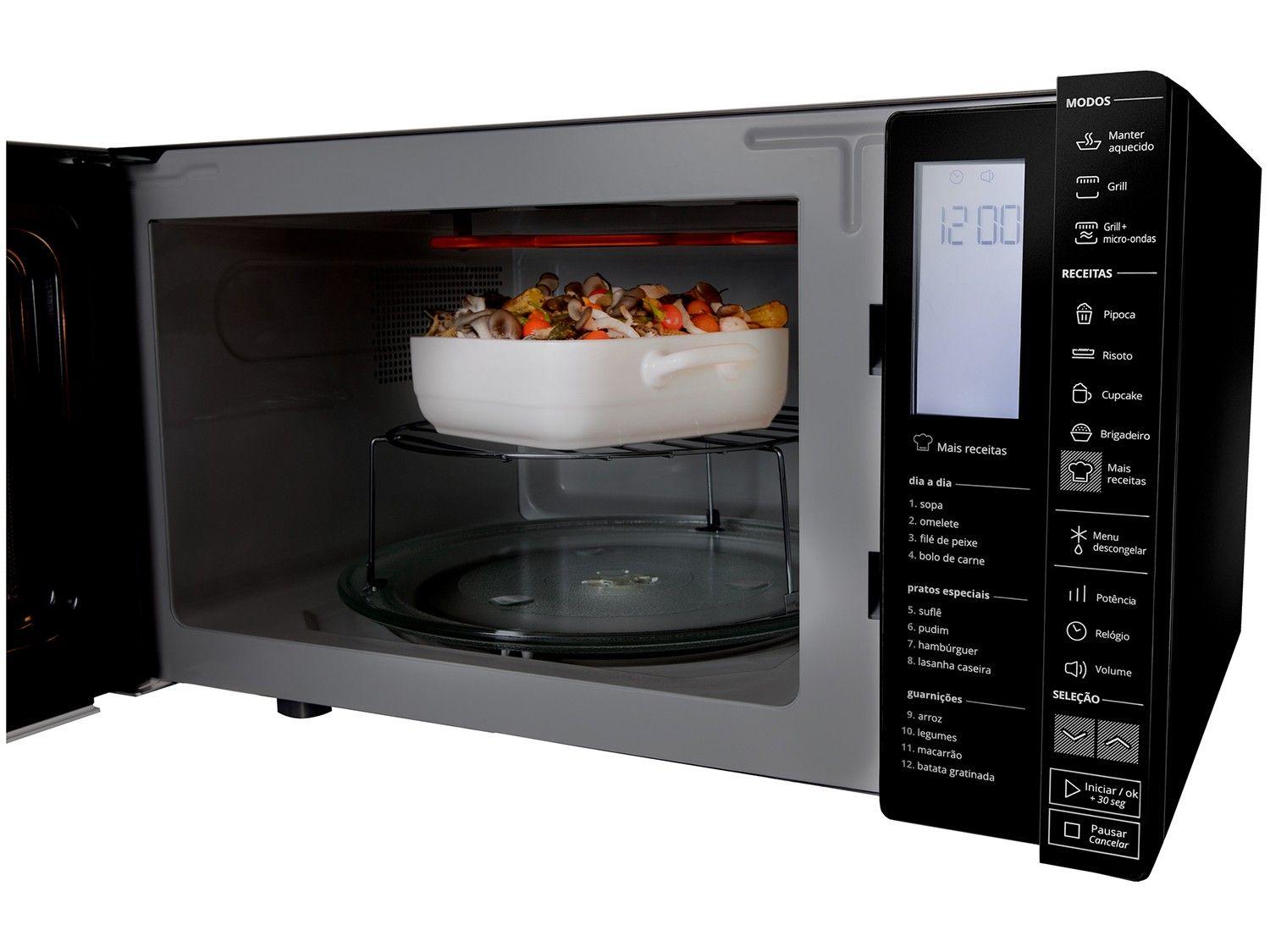 Micro-ondas Brastemp 32L Preto com Grill BMG45AE