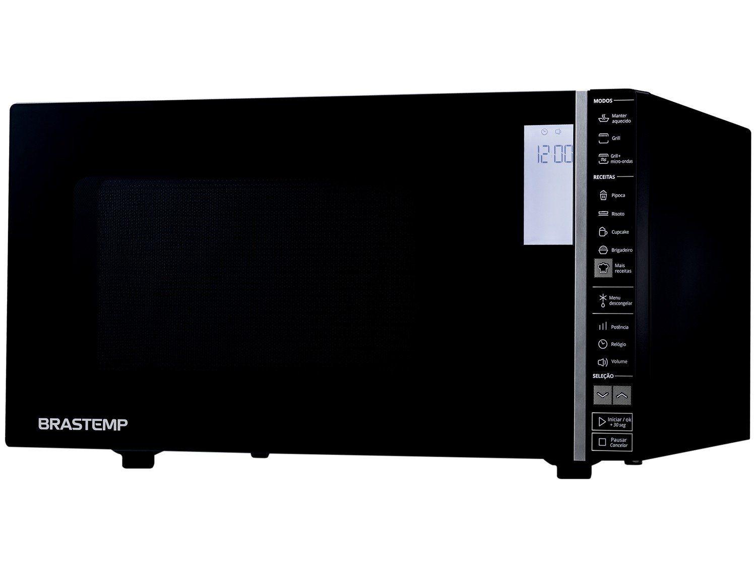 Micro-ondas Brastemp 32L Preto com Grill BMG45AE