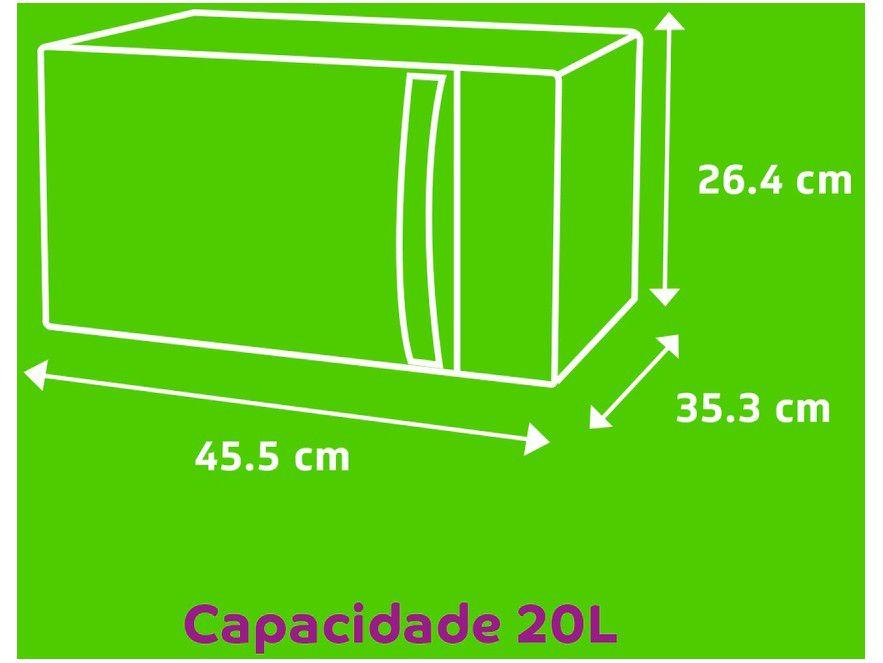 Micro-ondas Consul 20L Cinza