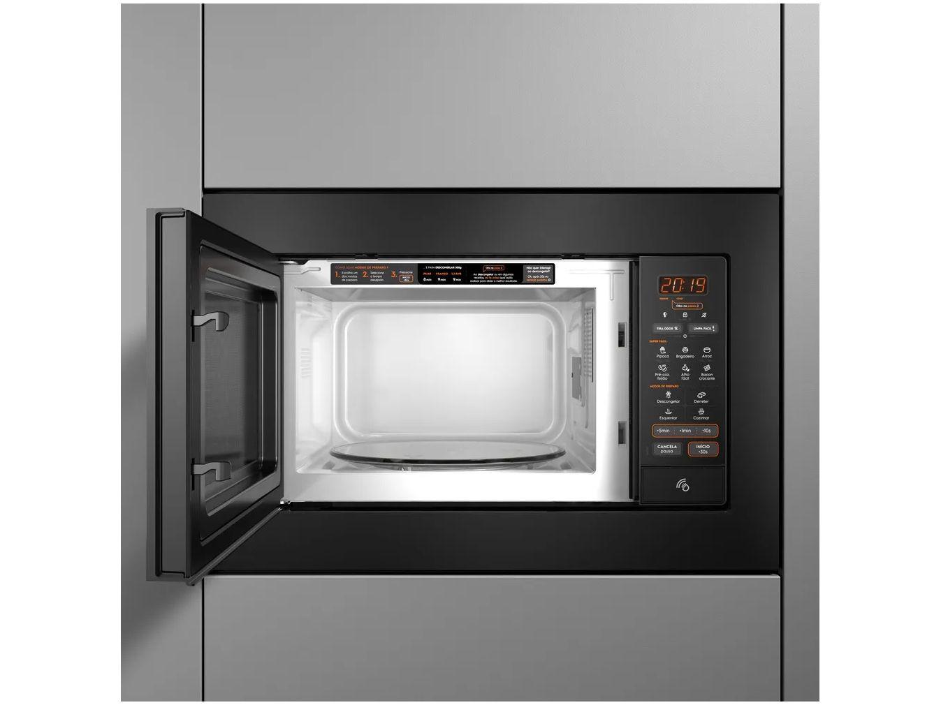 Micro-ondas Continental 27L de Embutir Preto MC2EP