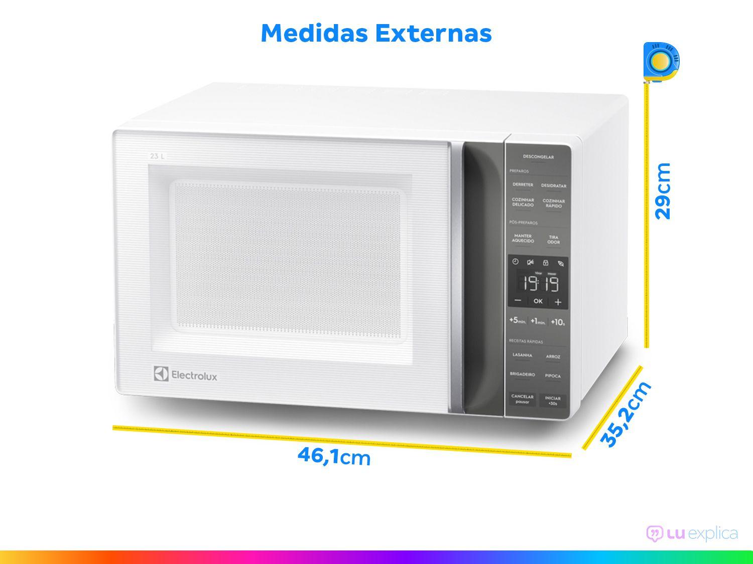 Micro-ondas Electrolux 23L Branco