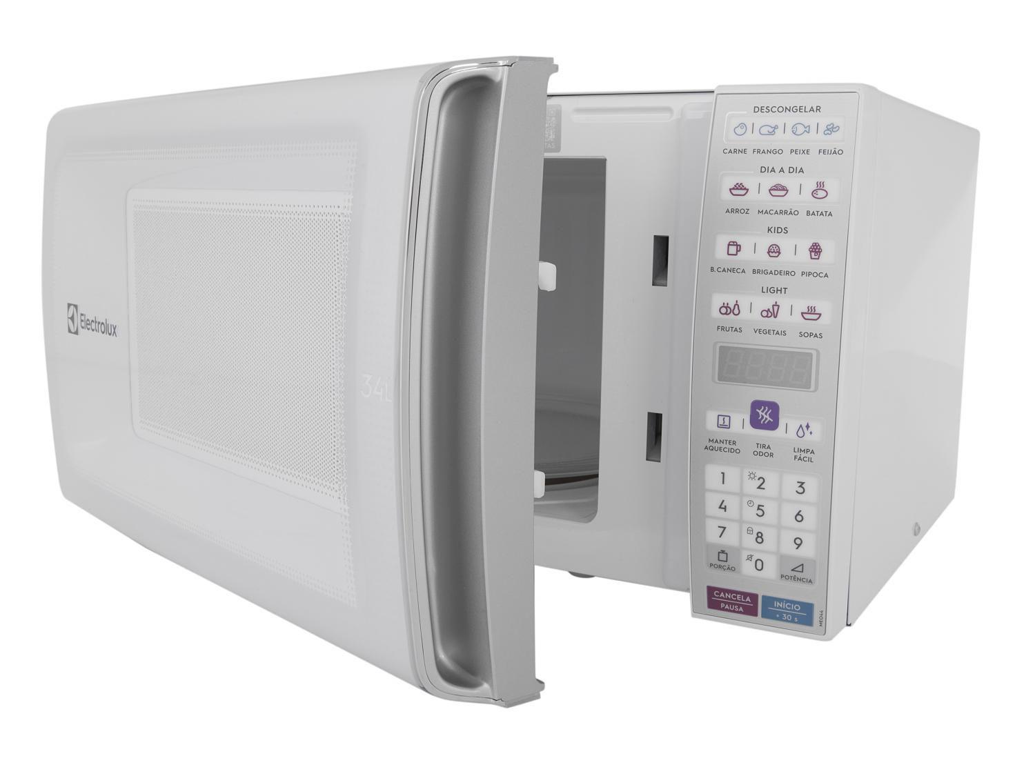 Microondas Electrolux 34L MEO44 Branco Microondas Magazine Luiza