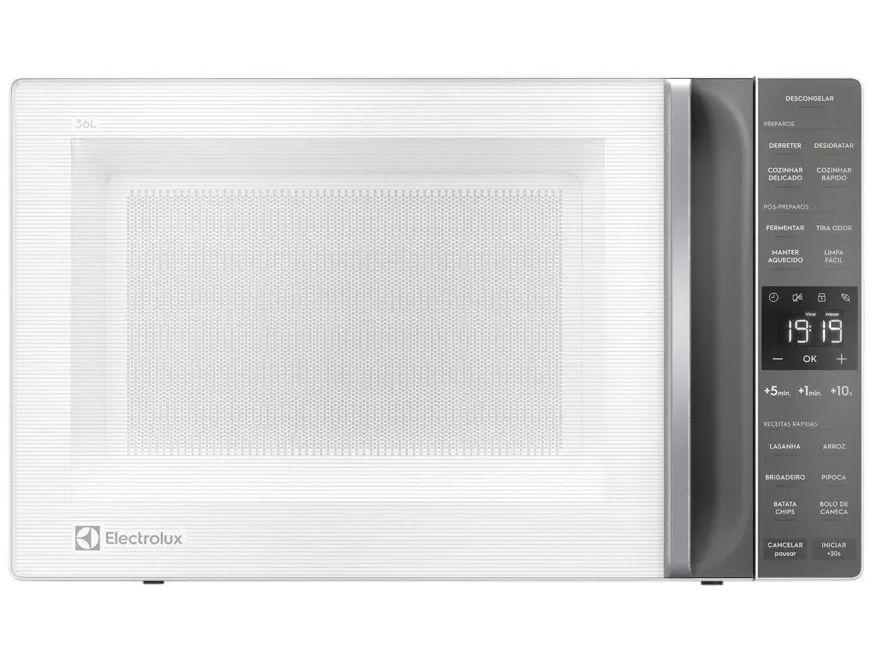 Micro-ondas Electrolux 36L Branco e Cinza ME36B