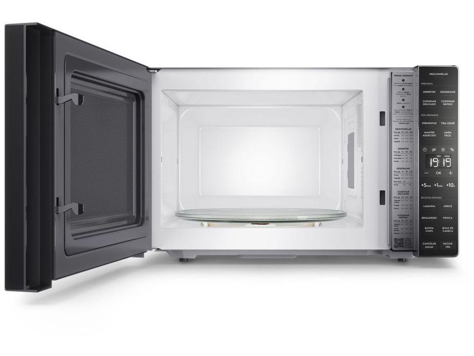 Micro-ondas Electrolux 36L Prata e Preto Espelhado Efficient ME36S