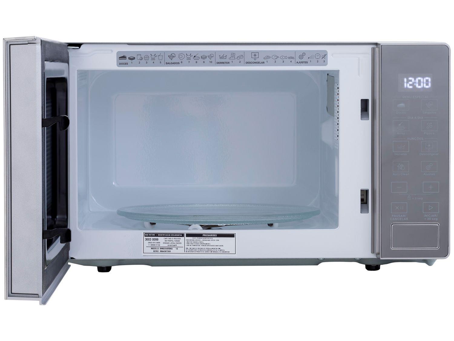 Micro-ondas Inox Brastemp 20L BMS20 AR