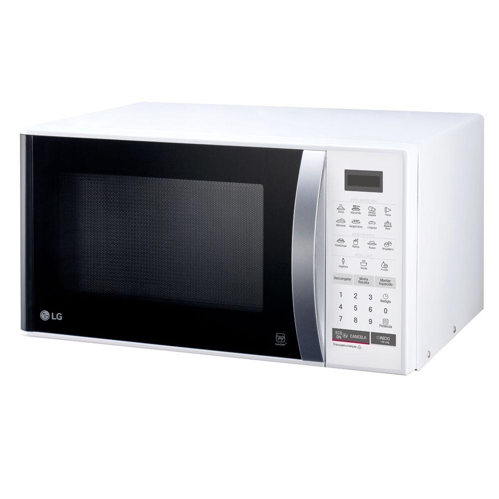Microondas LG Easy Clean 23 Litros Branco MS2355RA 220Volts Micro
