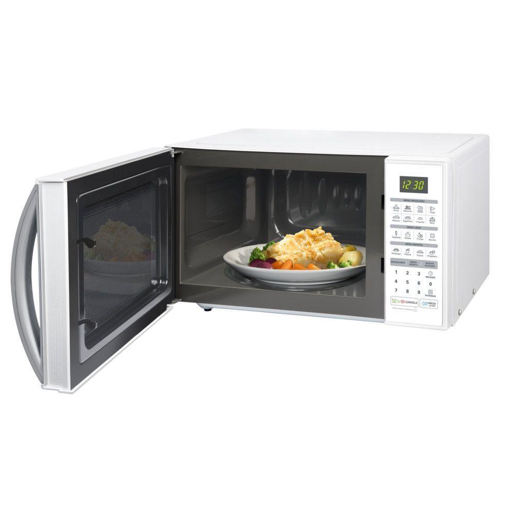 Microondas LG Easy Clean Branco 30L 127V MS3052R Microondas