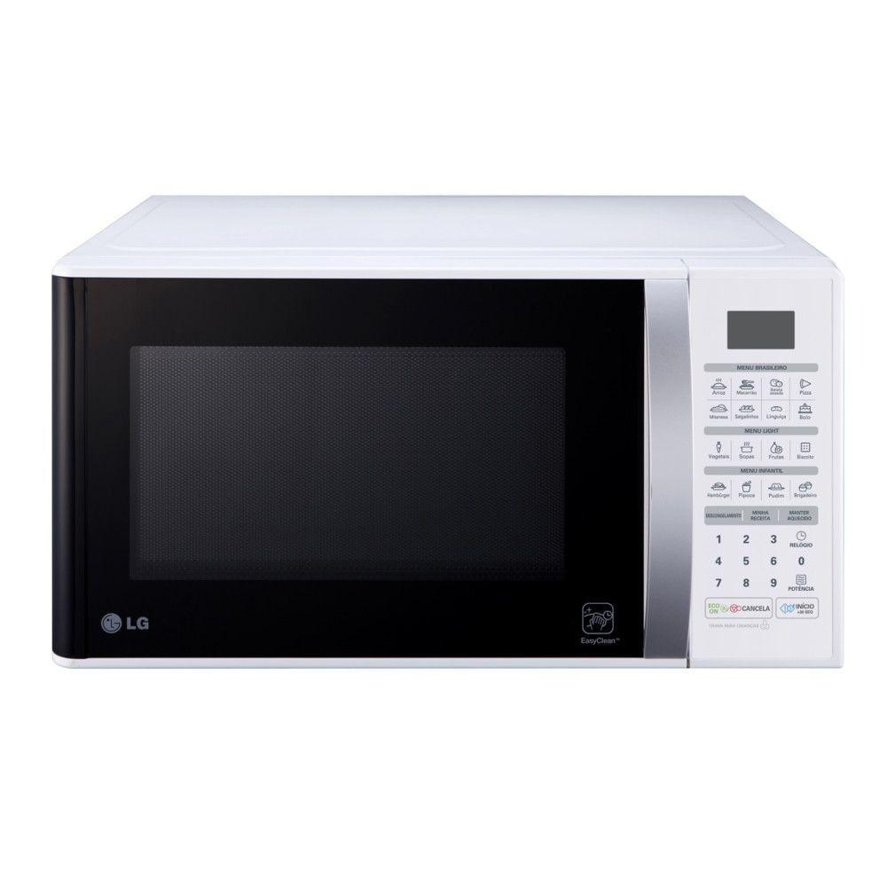 Microondas LG Easy Clean Branco 30L 127V MS3052R Microondas