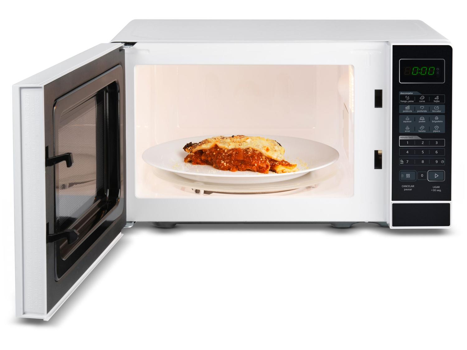 Micro-ondas Midea 20L Branco e Preto MRAS21