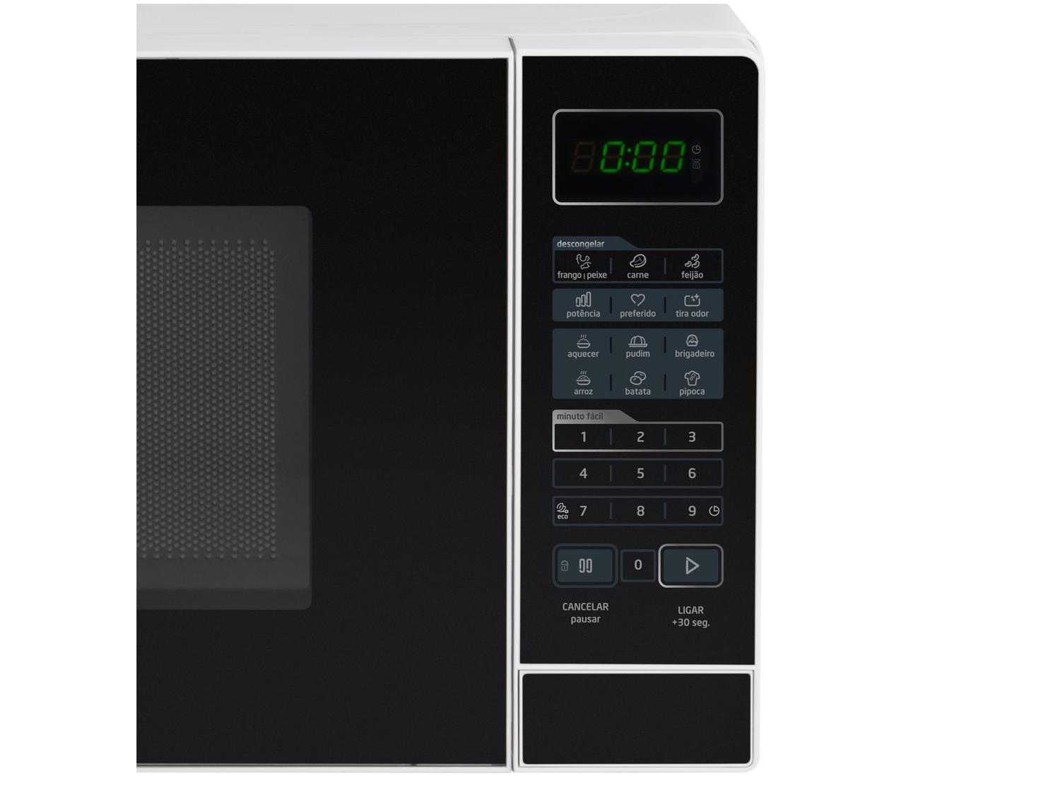 Micro-ondas Midea 20L Branco e Preto MRAS21