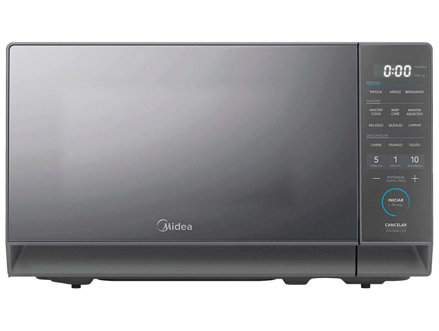 Micro-ondas Midea 20L Prata Espelhado MHP20S1| Prata - 110V