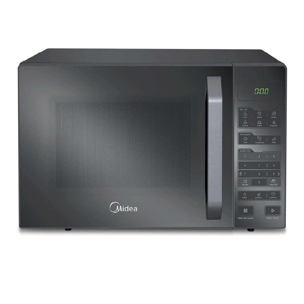 Microondas Midea 27L Espelhado MXSA27S1 Cinza 127V Lâmpada para