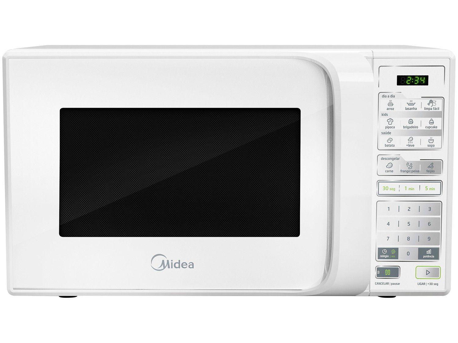 Microondas Midea 31L MTFB41 Branco Microondas Magazine Luiza