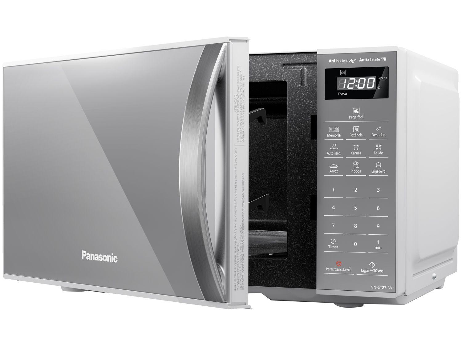 Micro-ondas Panasonic 21L NN-ST27L Branco Espelhado