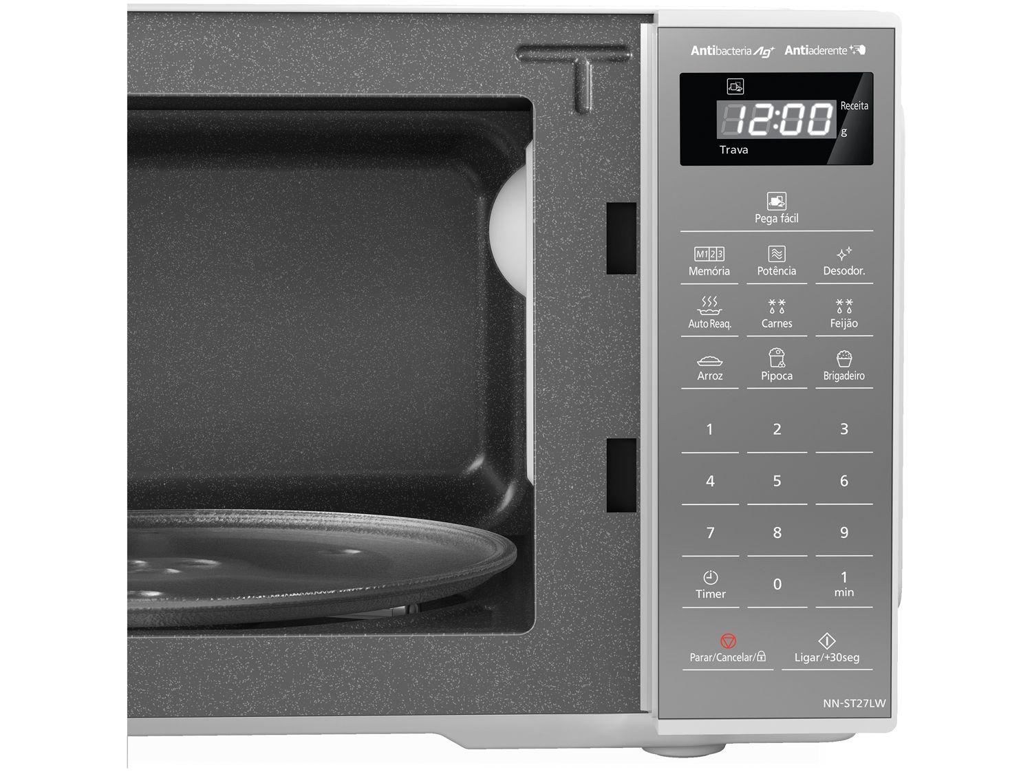 Micro-ondas Panasonic 21L NN-ST27L Branco Espelhado