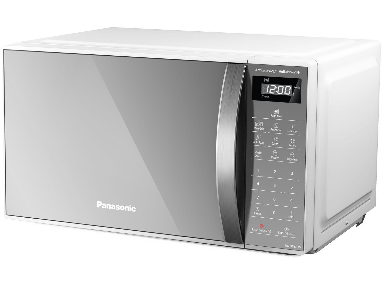 Micro-ondas Panasonic 21L NN-ST27L Branco Espelhado