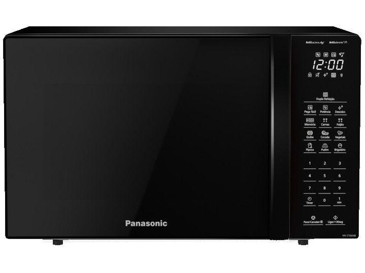 Micro-ondas Panasonic 34L Preto e Cinza