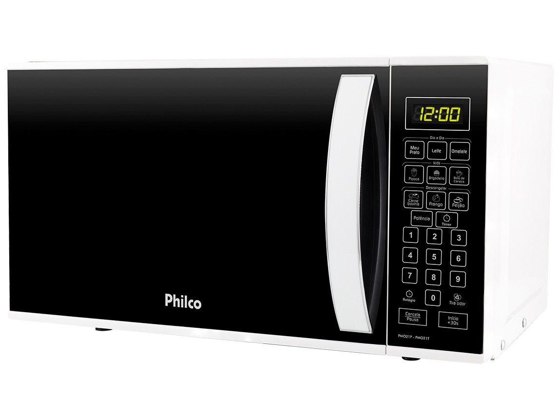 Microondas Philco 21L PMO21P Preto Microondas Magazine Luiza