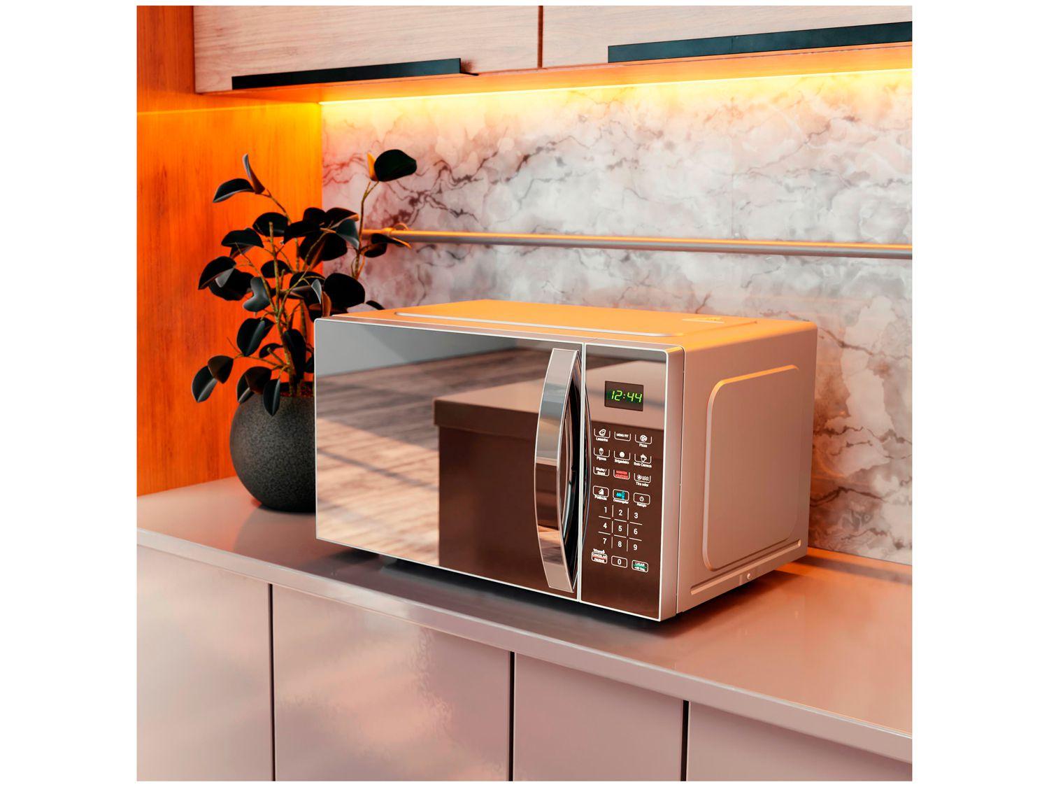 Micro-ondas Philco 33L Prata Espelhado PMO38S