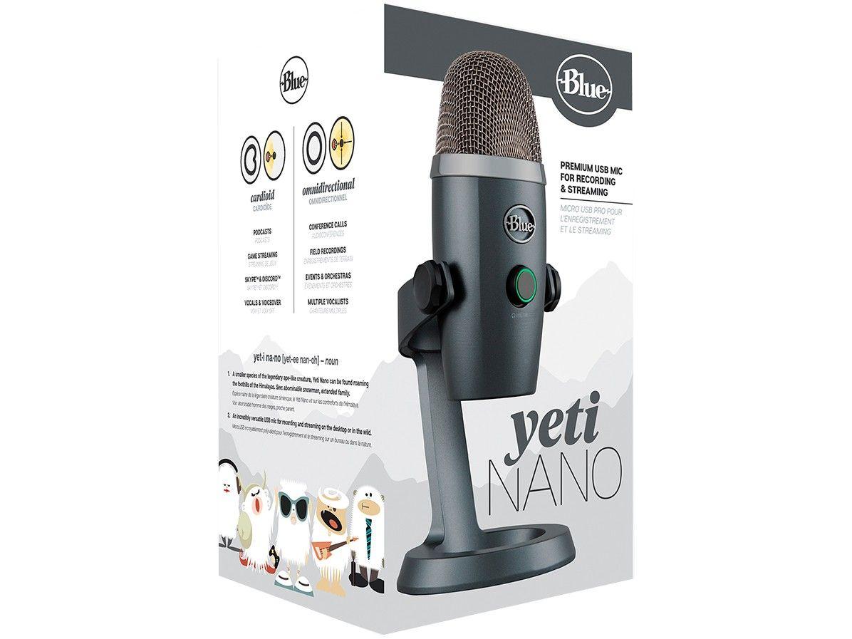 Microfone Condensador Streaming Blue
