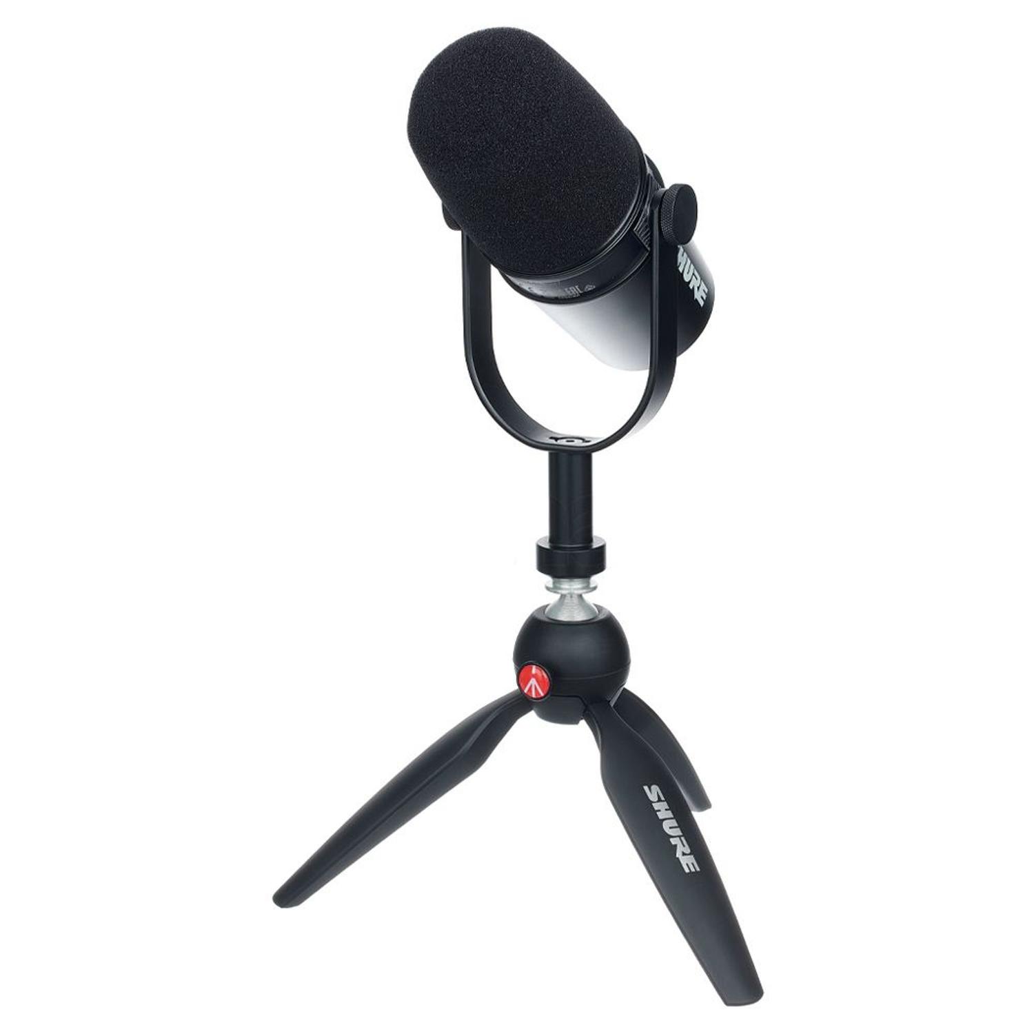 売れ筋】 SHURE MV7 ポッドキャストキット ブラック ad-naturam.fr