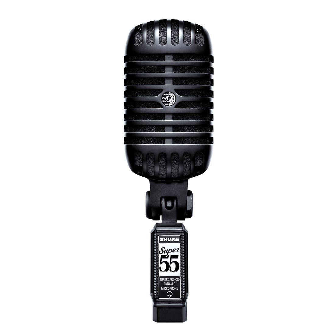 Microfone Vintage Shure Super 55 Preto - Edição Limitada - Microfone  Dinâmico - Magazine Luiza