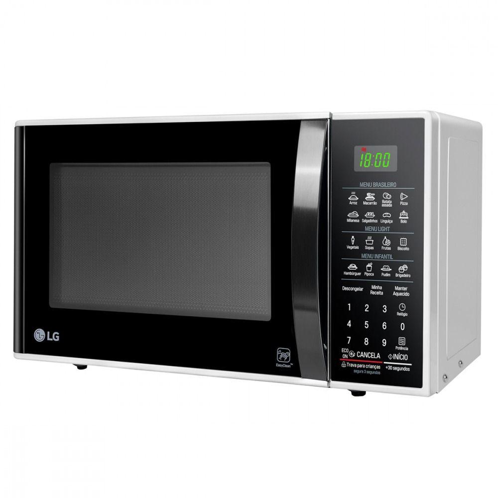 Microondas LG Solo 30 Litros Branco MS3091 220V Microondas