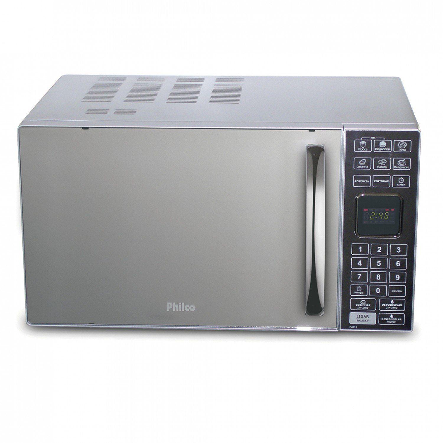 Microondas PME25 25L Philco 220V Inox Microondas Magazine Luiza