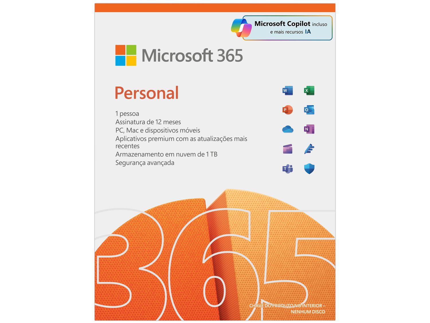 Microsoft 365 Personal Office 365 apps 1TB