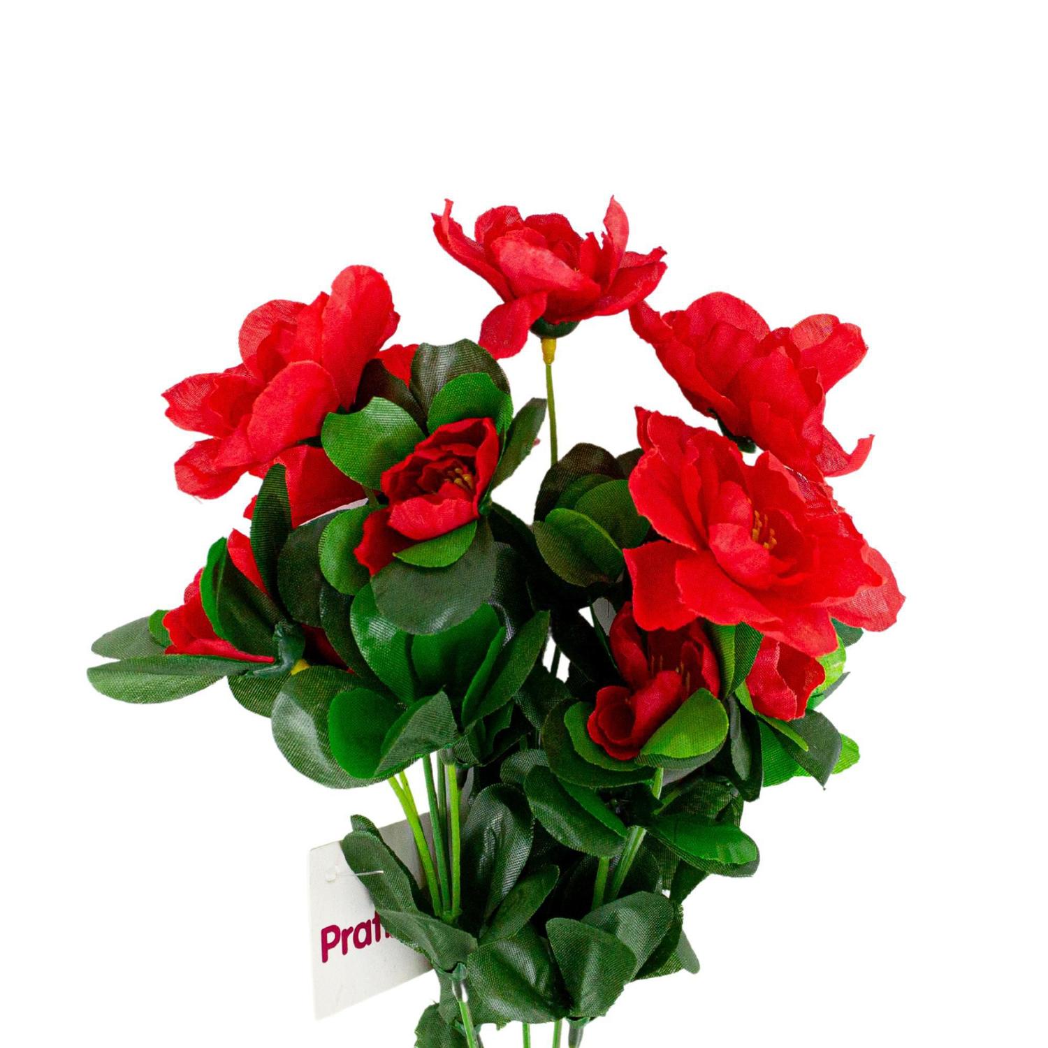 Mini Buque Azaleia Flor Planta Artificial Dobrável Vermelha - Praflor -  Buquê de Flor - Magazine Luiza