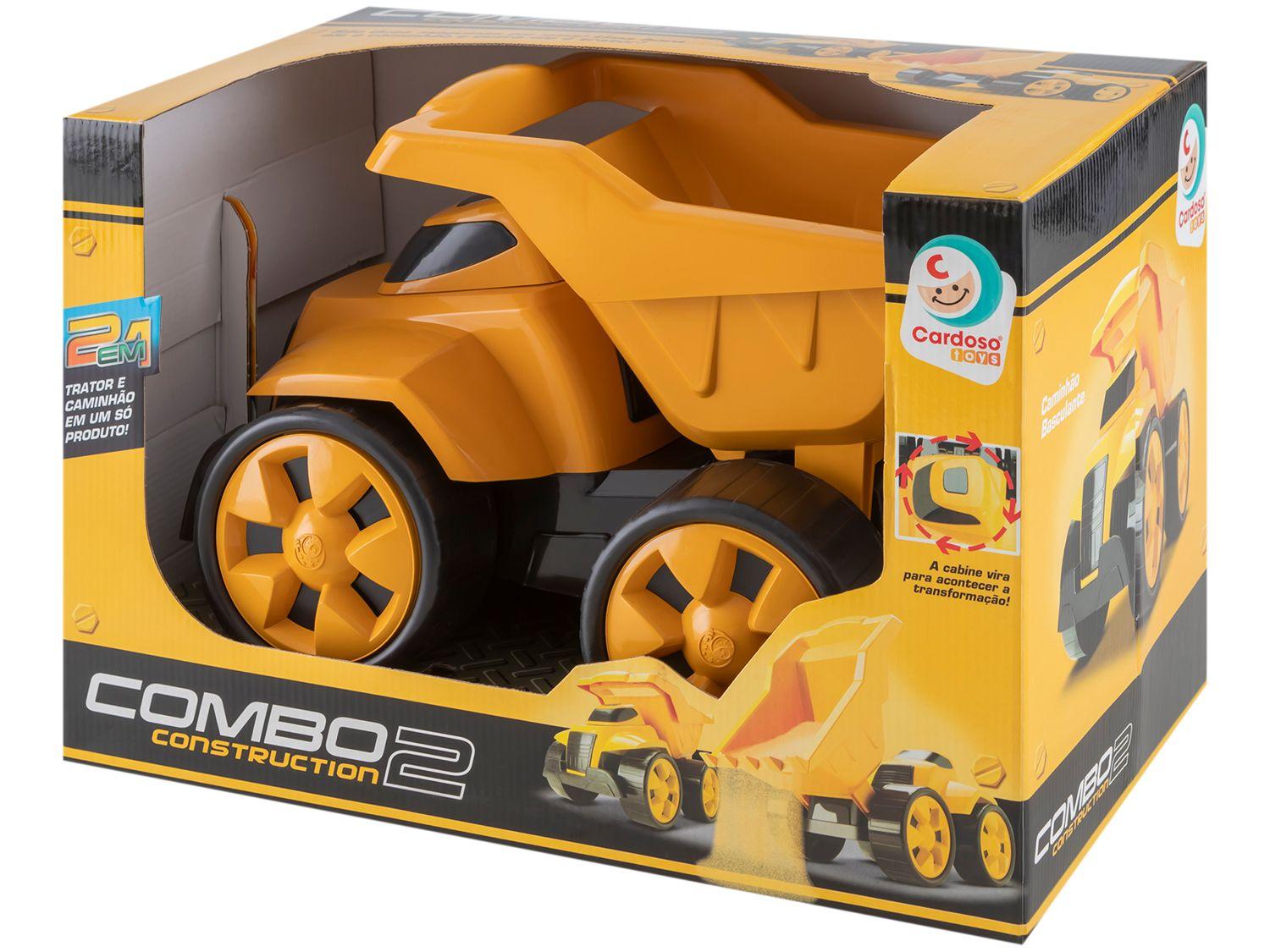 Mini Caminhão Infantil Construção 2 em 1