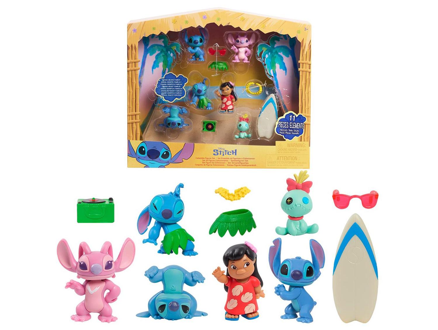 Mini Figura Stitch Sunny Brinquedos 6 Unidades 