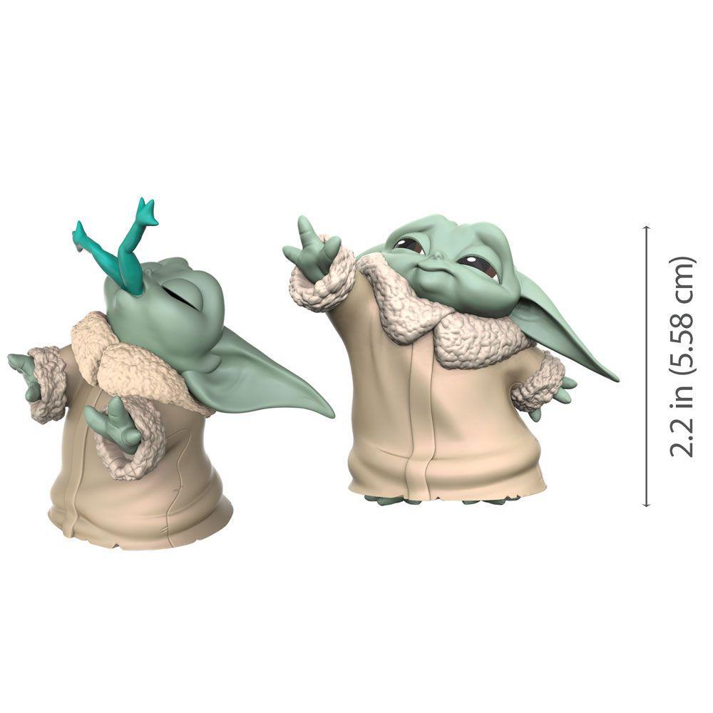 Mini Figuras Colecionaveis 5 Cm Disney Star Wars The Mandalorian Baby Yoda Com Sapo E Forca Hasbro Brinquedos Por Tema Magazine Luiza