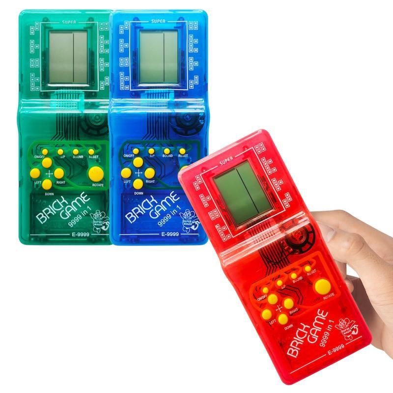 Console Mini Game Antigo Retro Tetris 9999 Jogos Corrida - Art