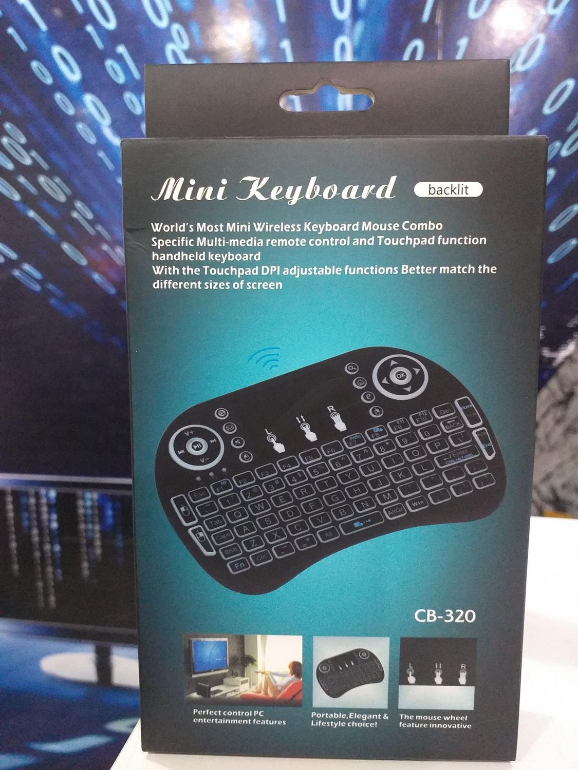 mini keyboard backlit como conectar