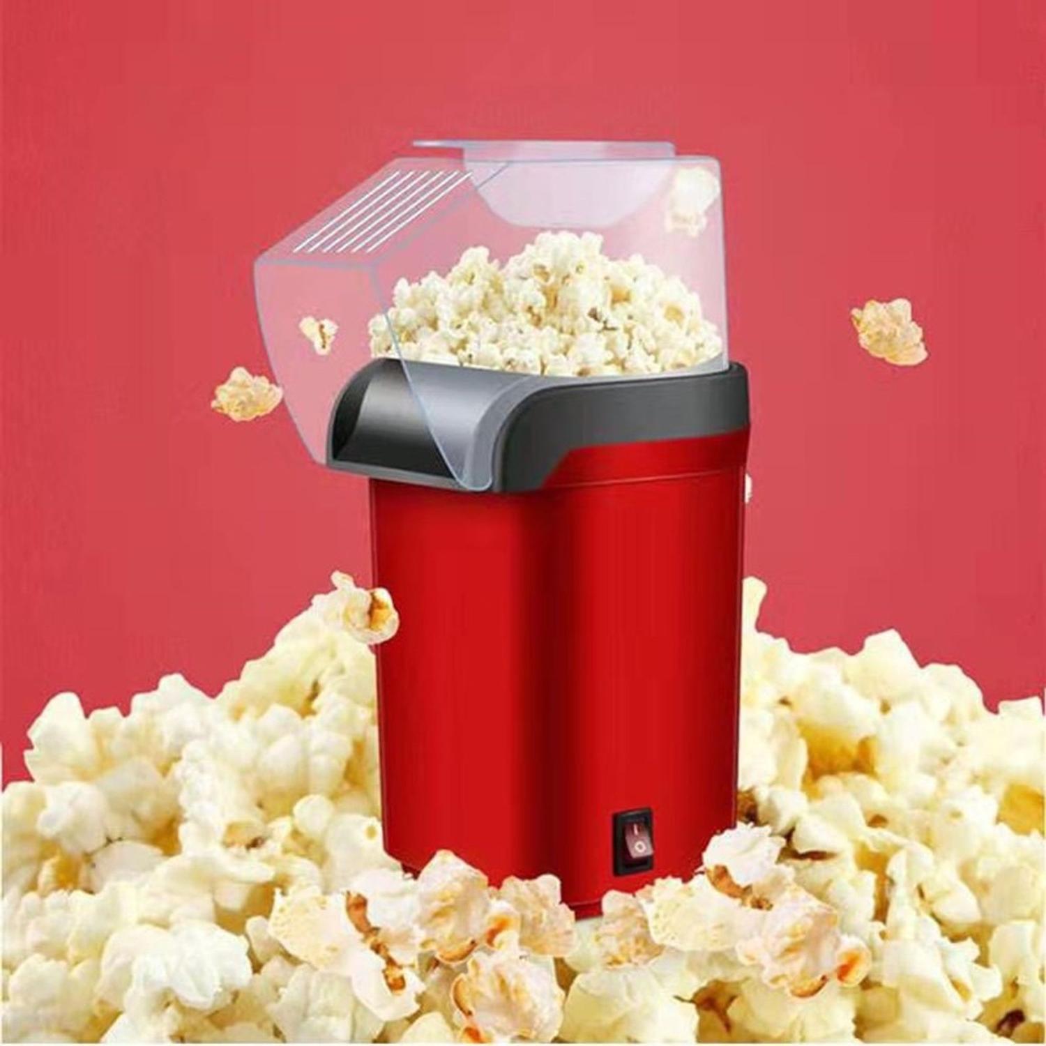 Mini Maquina De Pipoca Cozinha Sem Óleo Elétrica 1200w