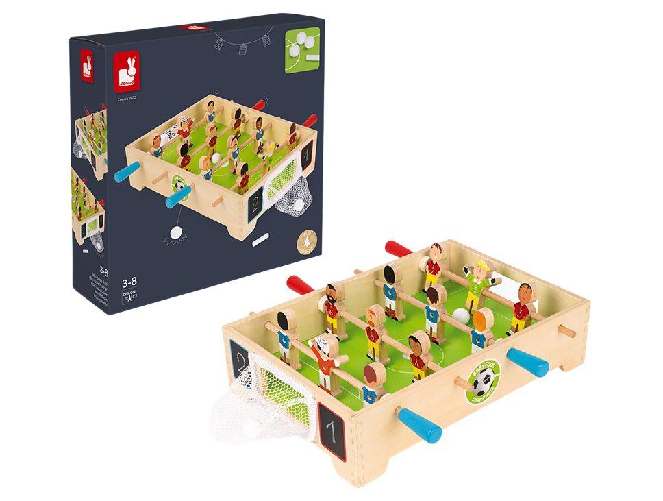 Mini Mesa de Pebolim Janod Campeões de Madeira