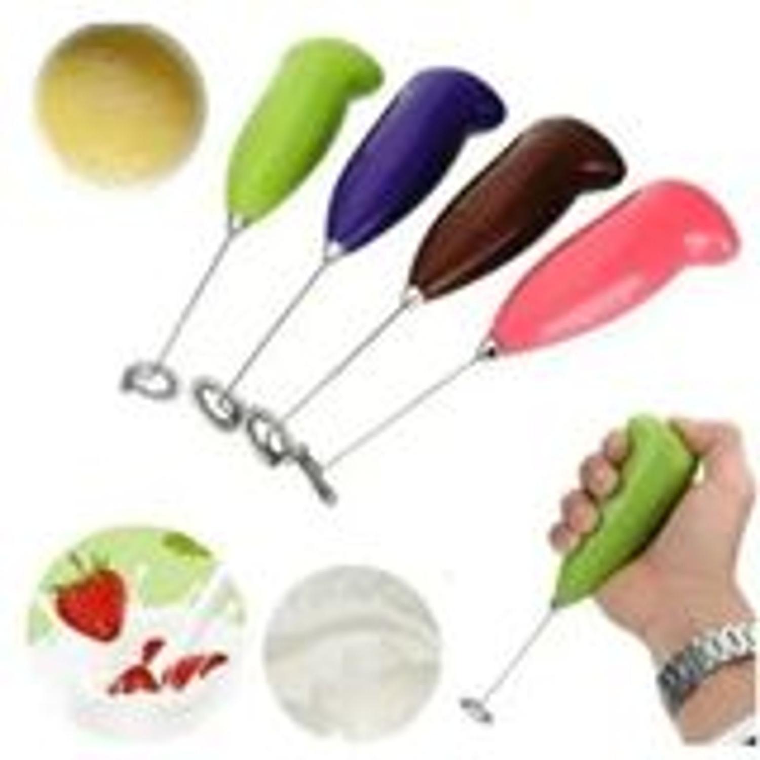 Mini Mixer Misturador Elétrico Inox para Café, Chá e Bebidas