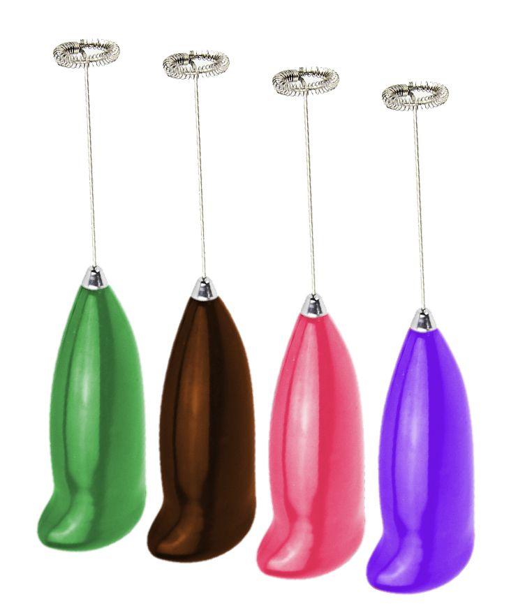 Mini Mixer Misturador Elétrico Inox Shake, Café, Chá E Bebidas Jfz