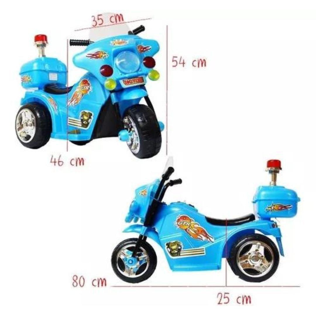 Mini Moto Elétrica Infantil Azul BW006AZ