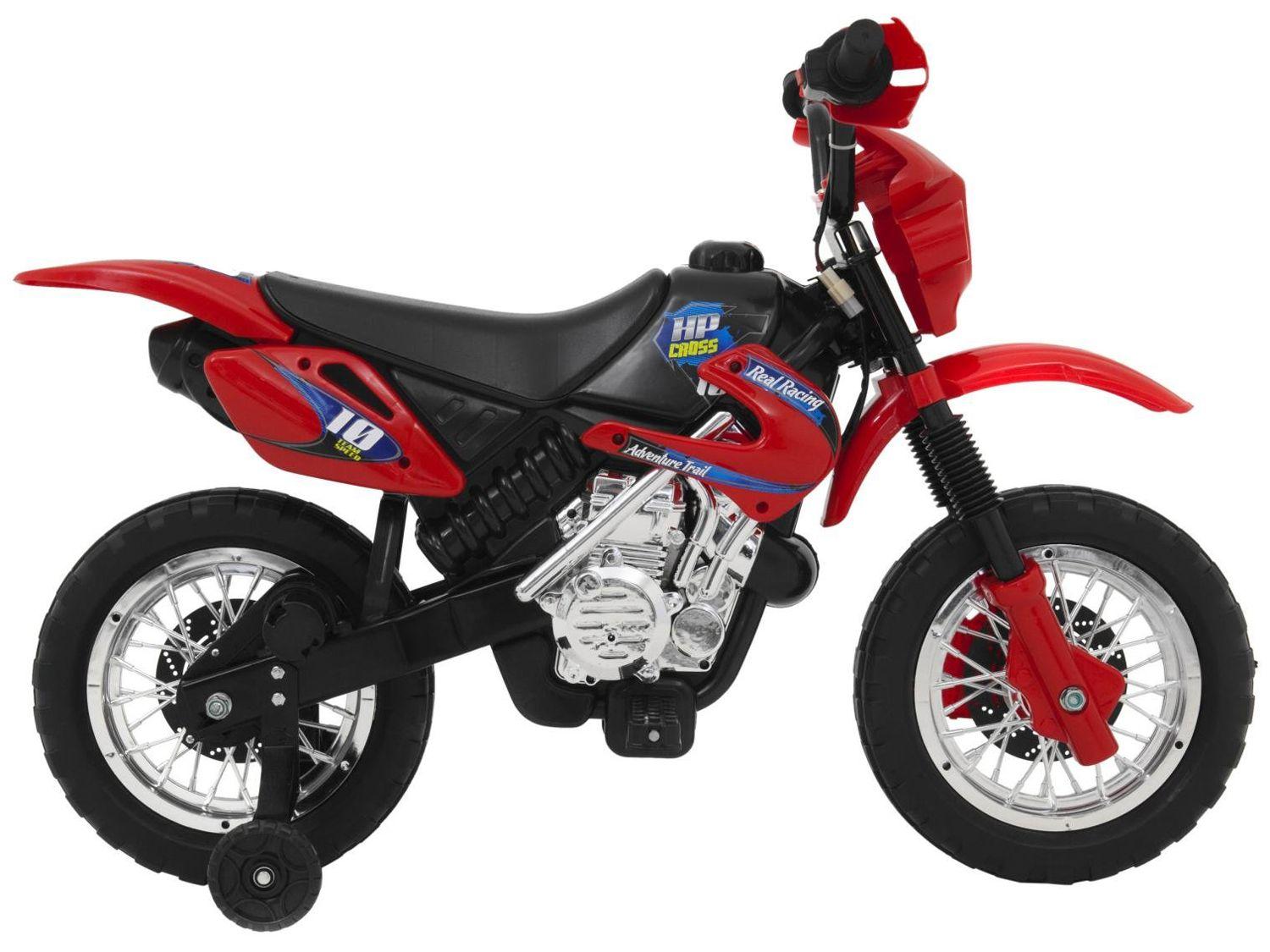 Mini Moto Elétrica Infantil Cross 6V