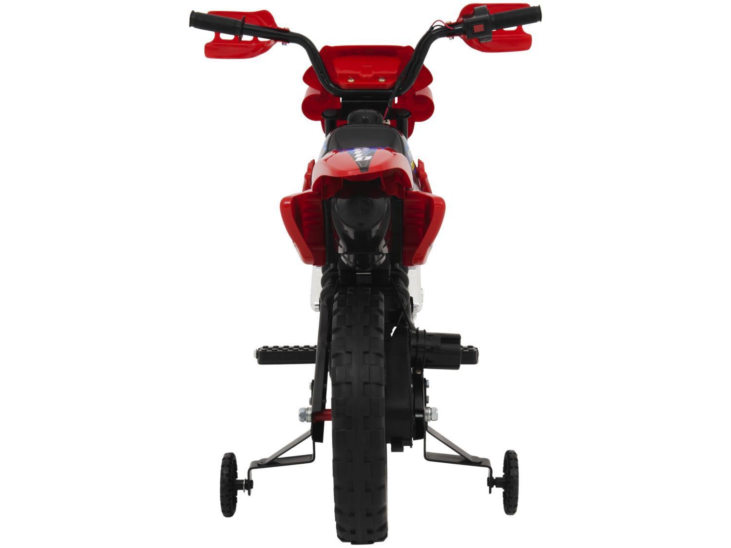 Mini Moto Eletrica Infantil 6V Vermelho