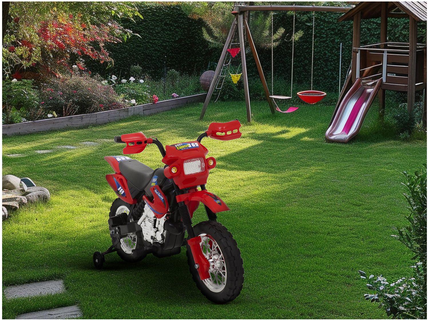 Mini Moto Elétrica Infantil Cross 6V