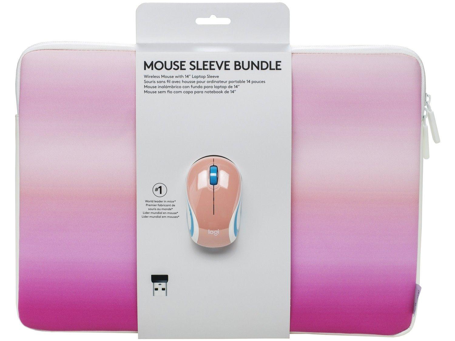 Mini Mouse sem Fio Logitech Laser 1000DPI 3 Botões