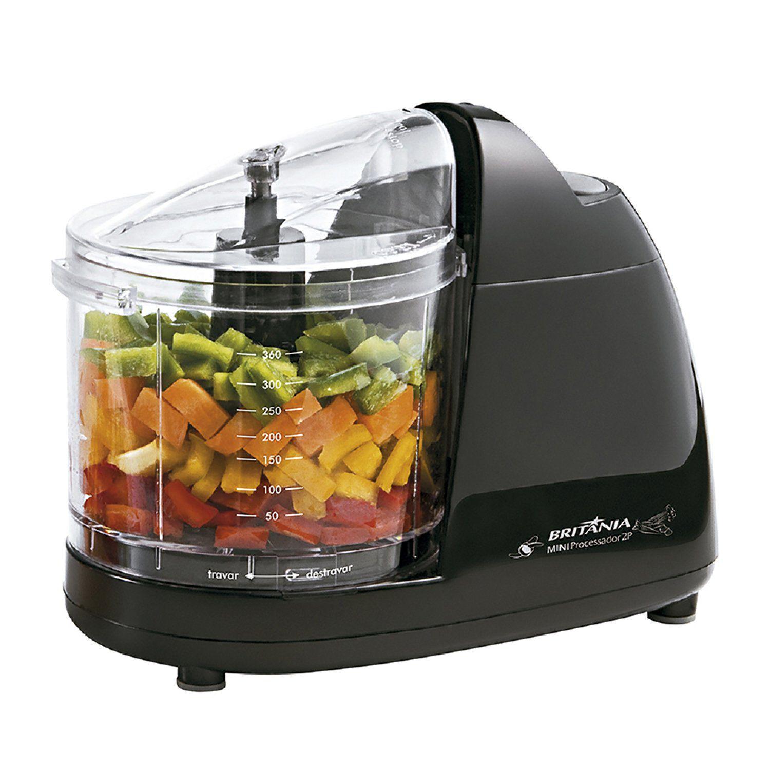 Mini Processador de Alimentos 2P Britânia 127V - Processador ...