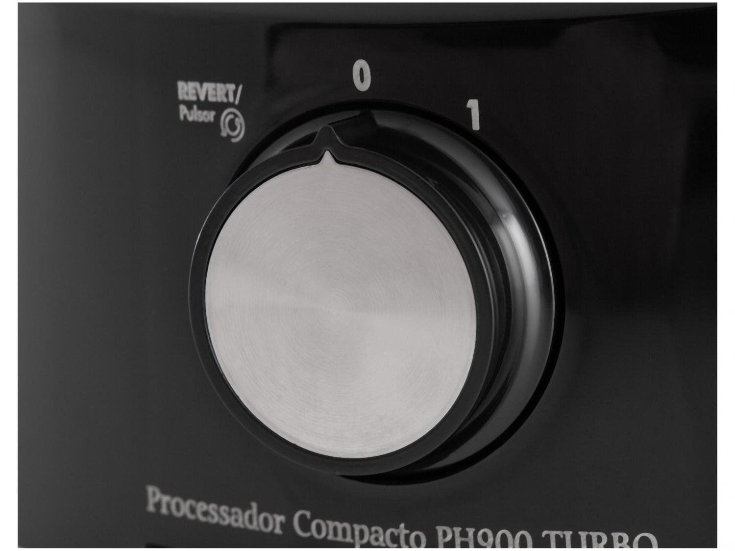 Mini Processador de Alimentos Philco 300W Preto PH900 Turbo 3 em 1
