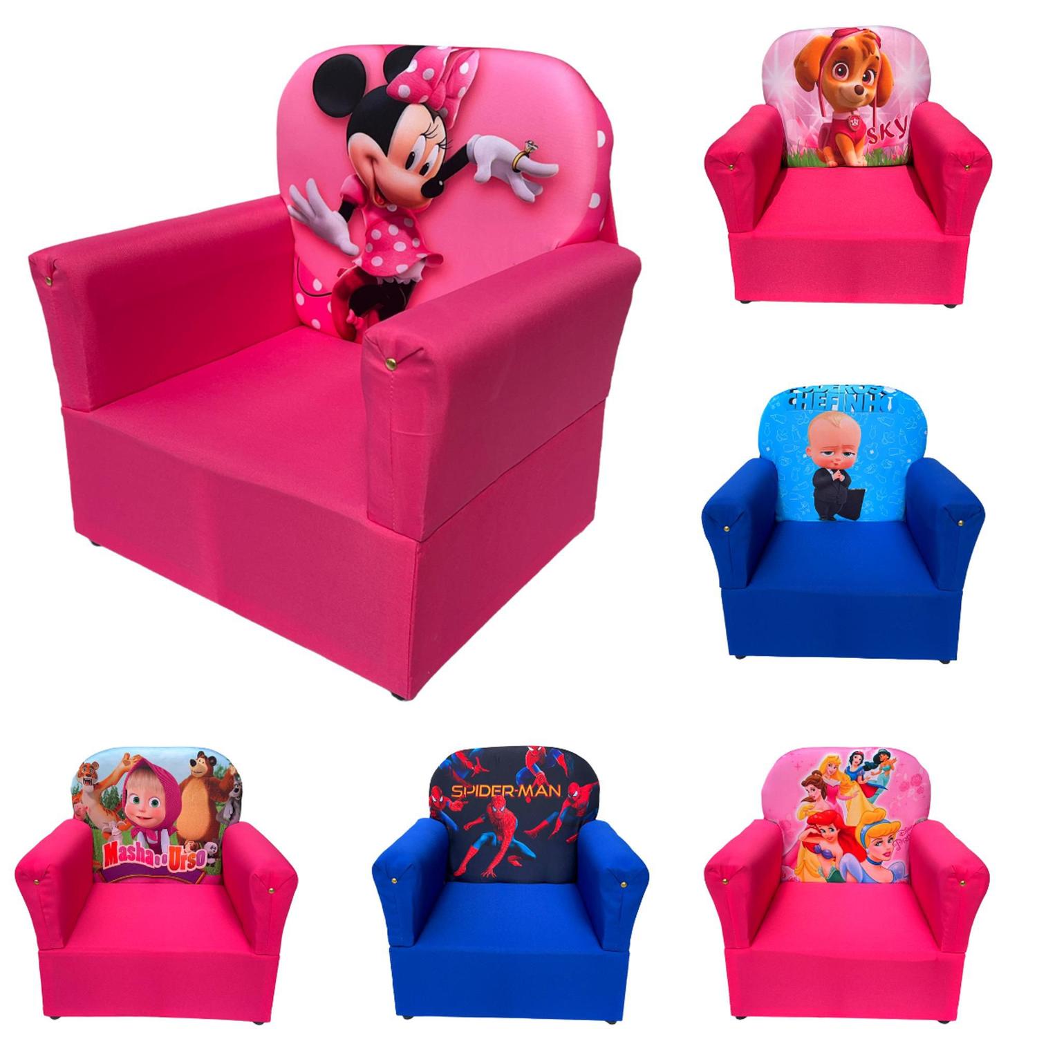 Mini puff sofa Kids Infantil poltrona Sofazinho infantil Minnie - SOFA  INFANTIL - Poltrona Infantil - Magazine Luiza