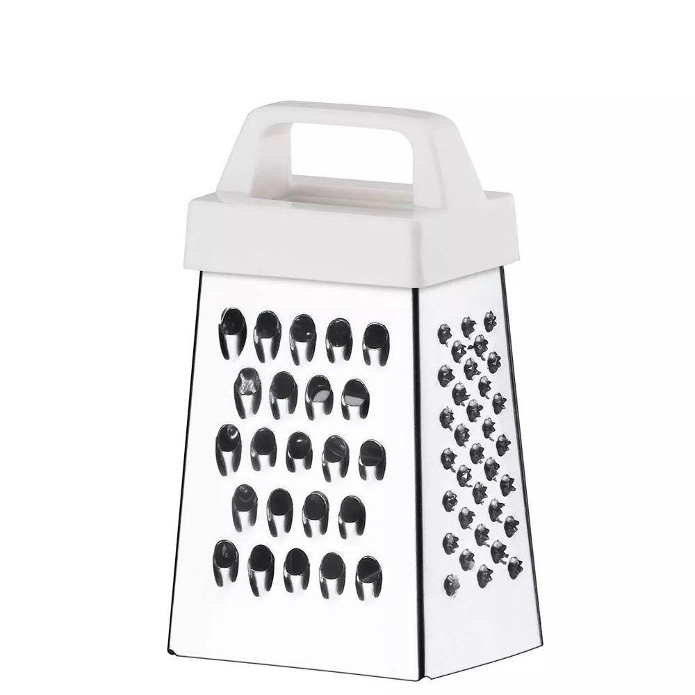 Mini Ralador Mini Ralador em Aço Inox c/Pegador Branco 6,5x4cm Linha Top Pratic 2204 ...