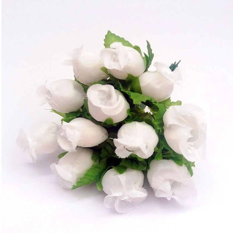 Mini Rosa branca Decoração Festas Artesanato Flores Artificiais - Everjoy -  Plantas Artificiais - Magazine Luiza
